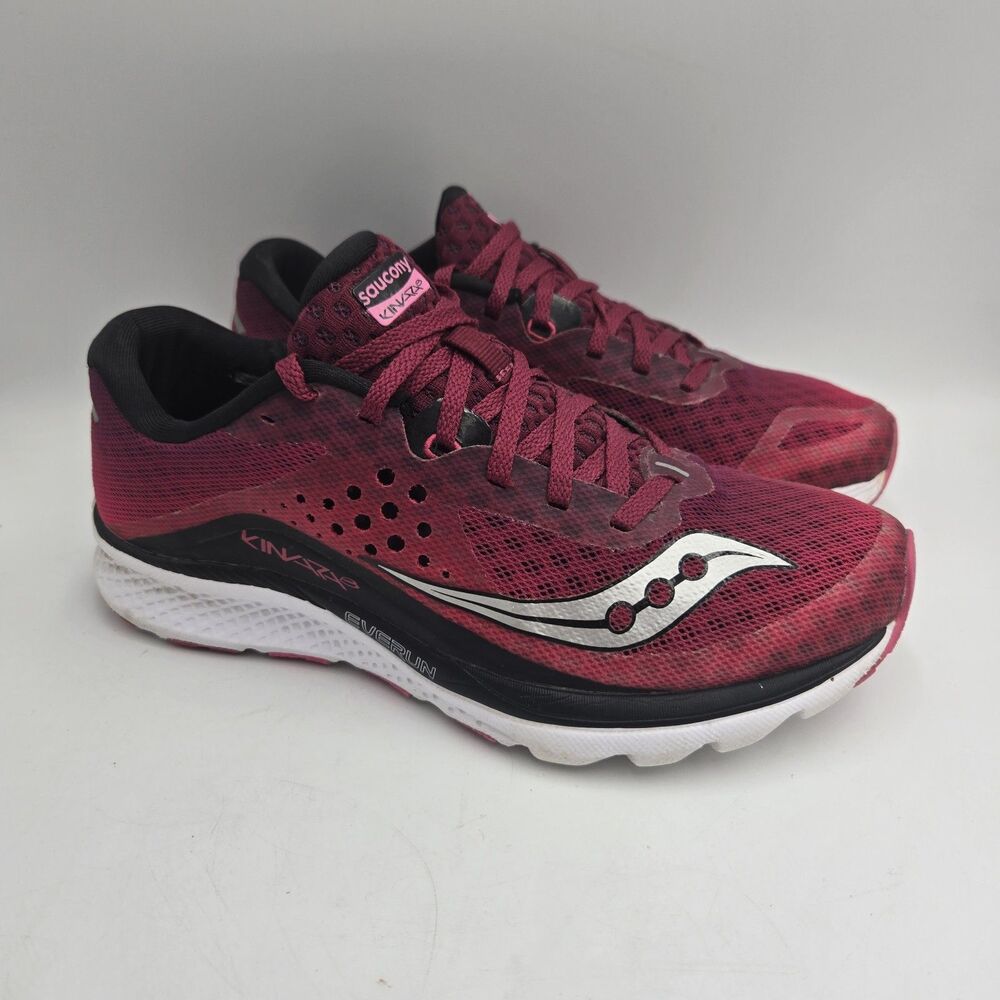 Saucony Kinvara 8 Everun Running Shoes Womens 9 Pink Athletic Run Dry Sneakers